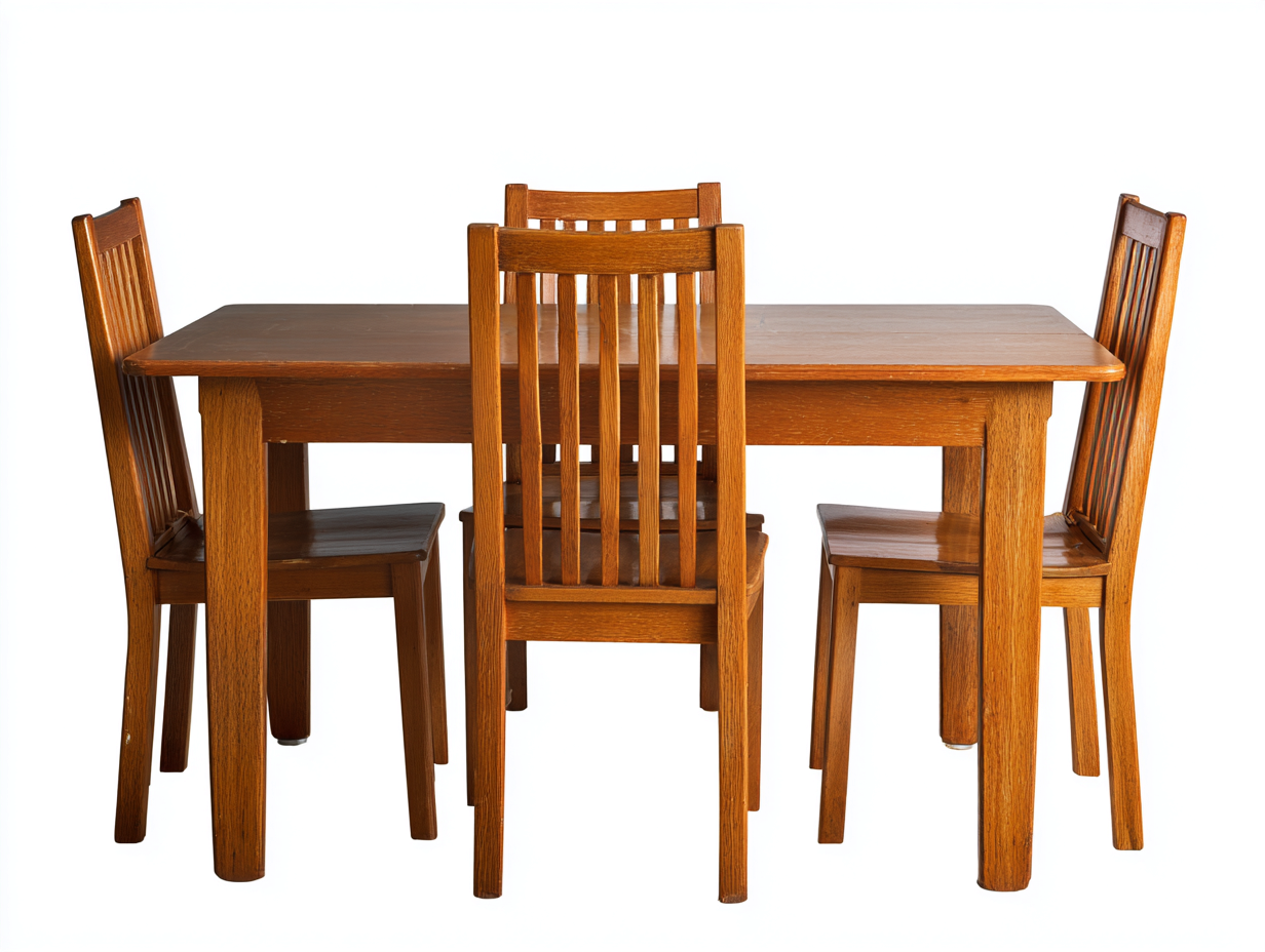 Garten Essgarnituren 5-teilig aus Holz 120x75x75 cm - braun - klassischer Stil für Außenbereich-Zivoadwell