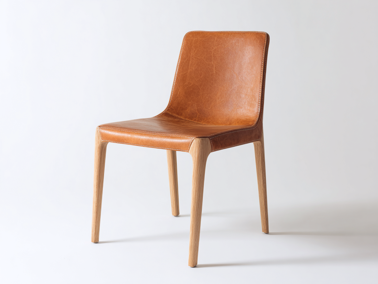Esszimmerstühle Kunstleder 51x57x88 cm - Cognac-Hellbraun - Klassisches Design für Esszimmer-Jalenrastudio