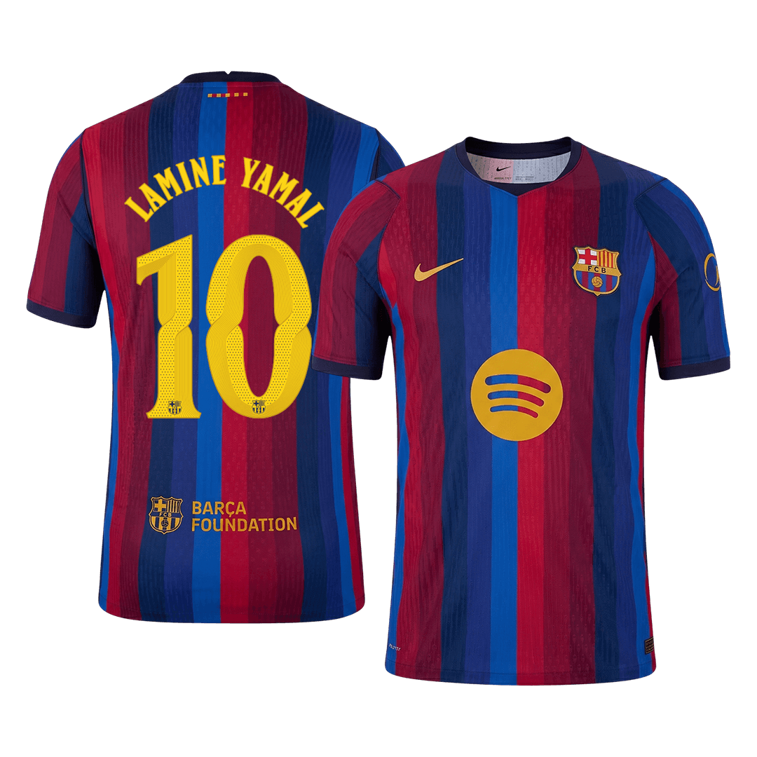Barcelona Hjemmedrakt 2026/27 – LAMINE YAMAL #10 – UCL (Spillerversjon)