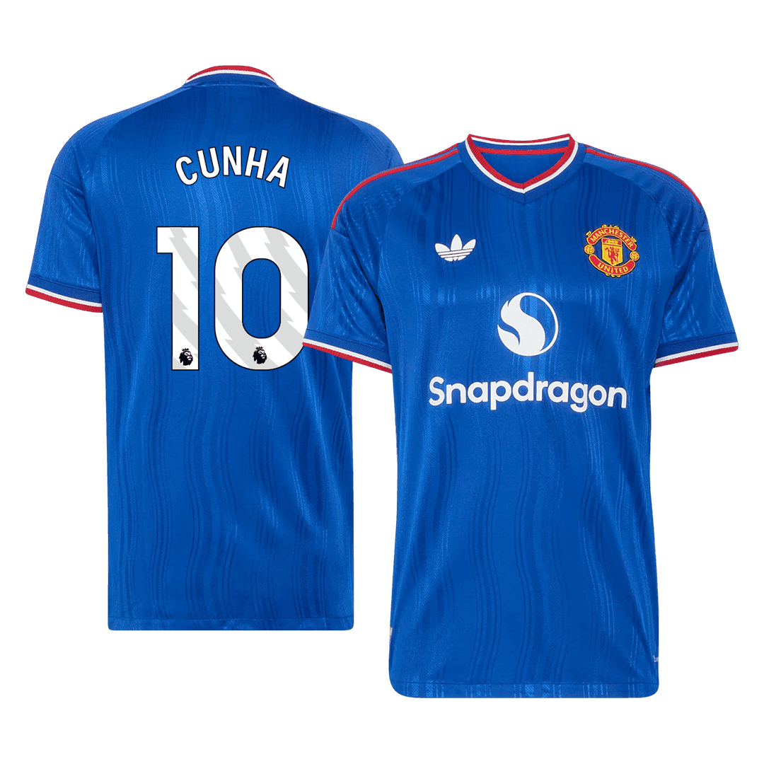 Manchester United Bortedrakt 2026/27 – CUNHA #10 (Spillerversjon)
