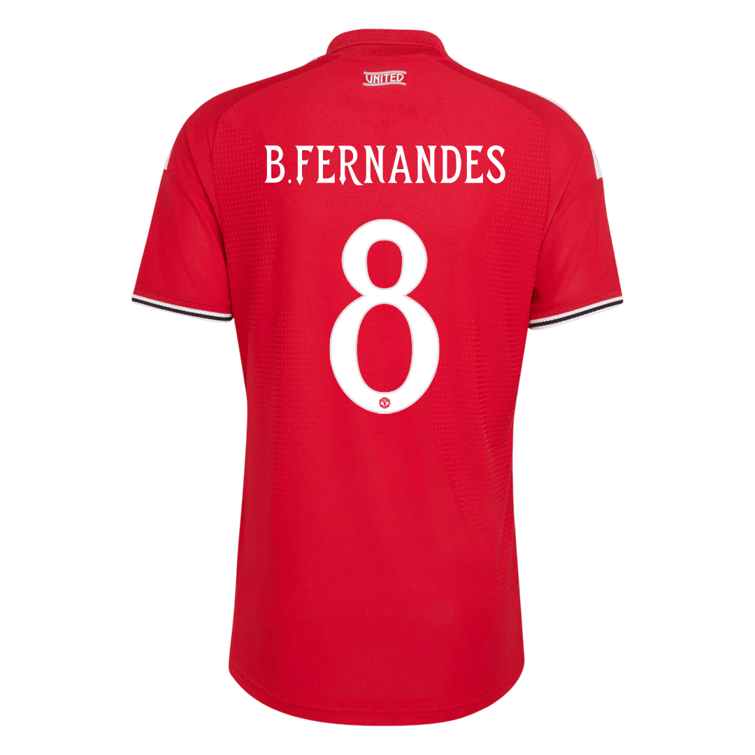 Manchester United Hjemmedrakt 2026/27 – B. FERNANDES #8 – UCL (Spillerversjon)