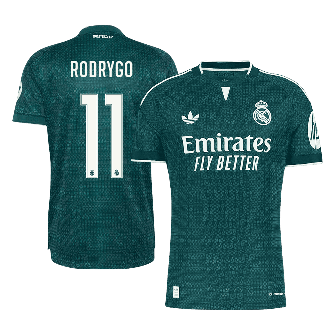 Real Madrid Bortedrakt 2026/27 – RODRYGO #11 (Spillerversjon)