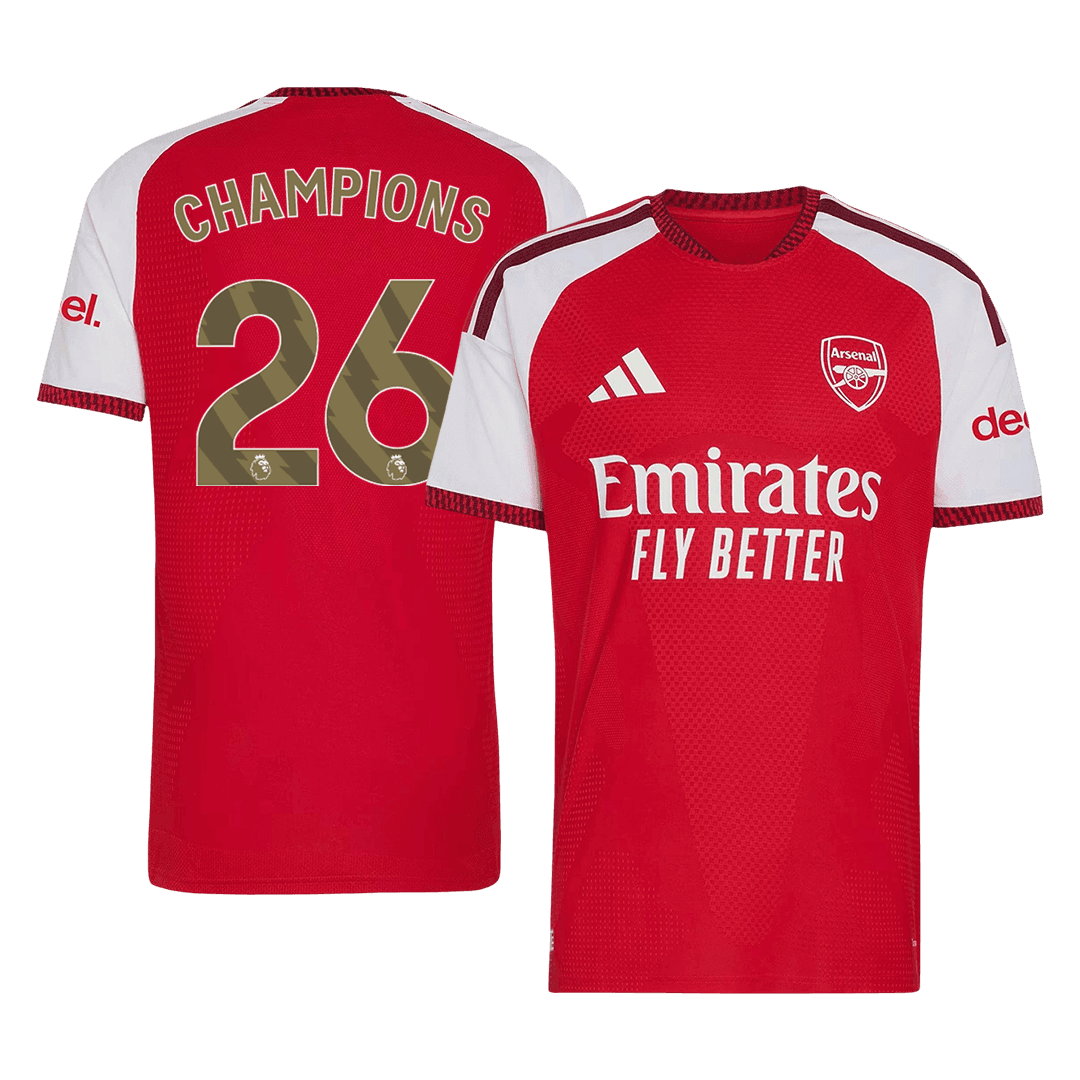 Anbefalt: Arsenal Hjemmedrakt 2026/27 – CHAMPIONS #26 (Spillerversjon)