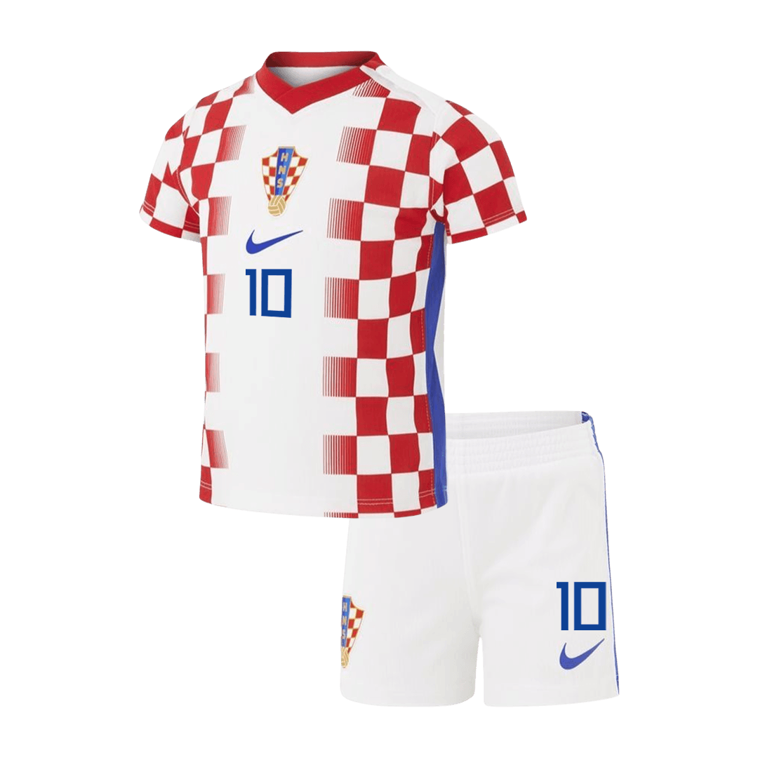 Kroatia Hjemmedraktsett Barn VM 2026 – MODRIĆ #10 – bilde 2