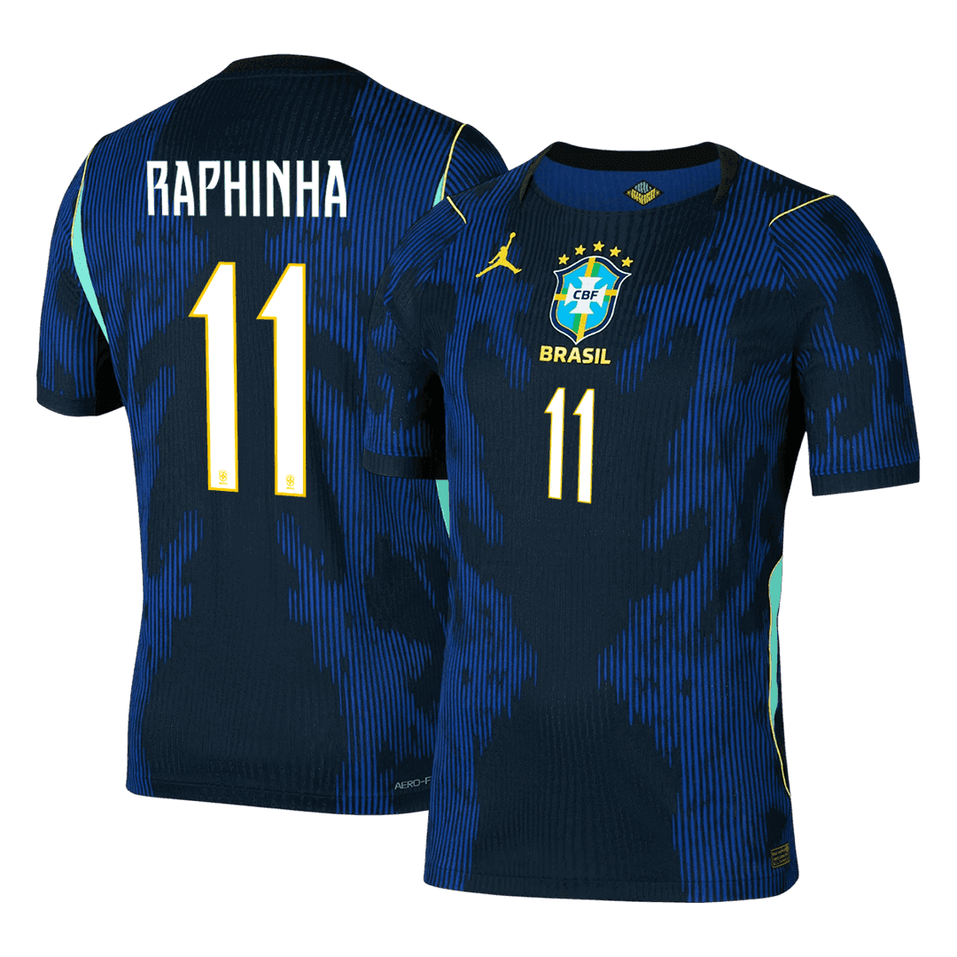 Anbefalt: Brasil Bortedrakt VM 2026 – RAPHINHA #11 (Spillerversjon)