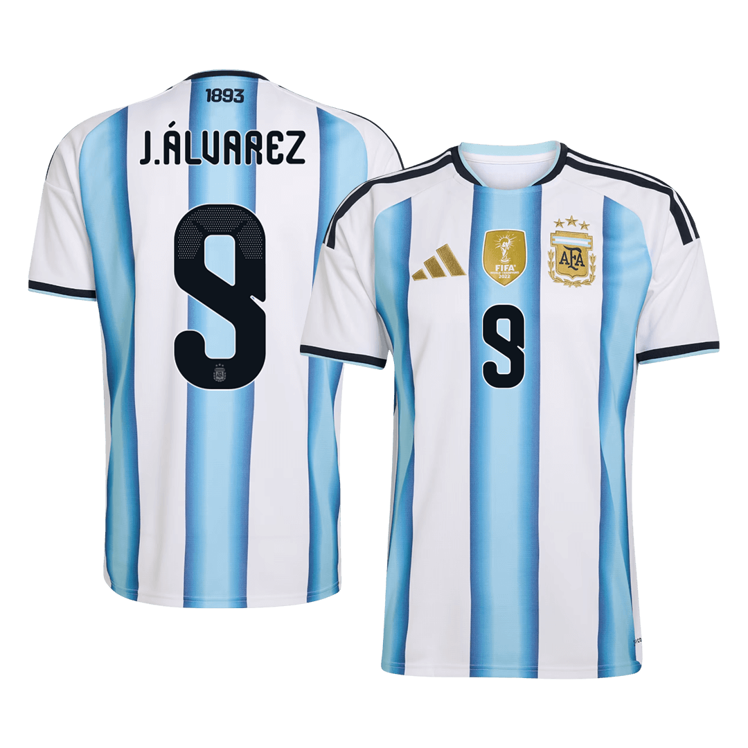 Argentina Hjemmedrakt VM 2026 – J.ÁLVAREZ #9 [PREMIUM]