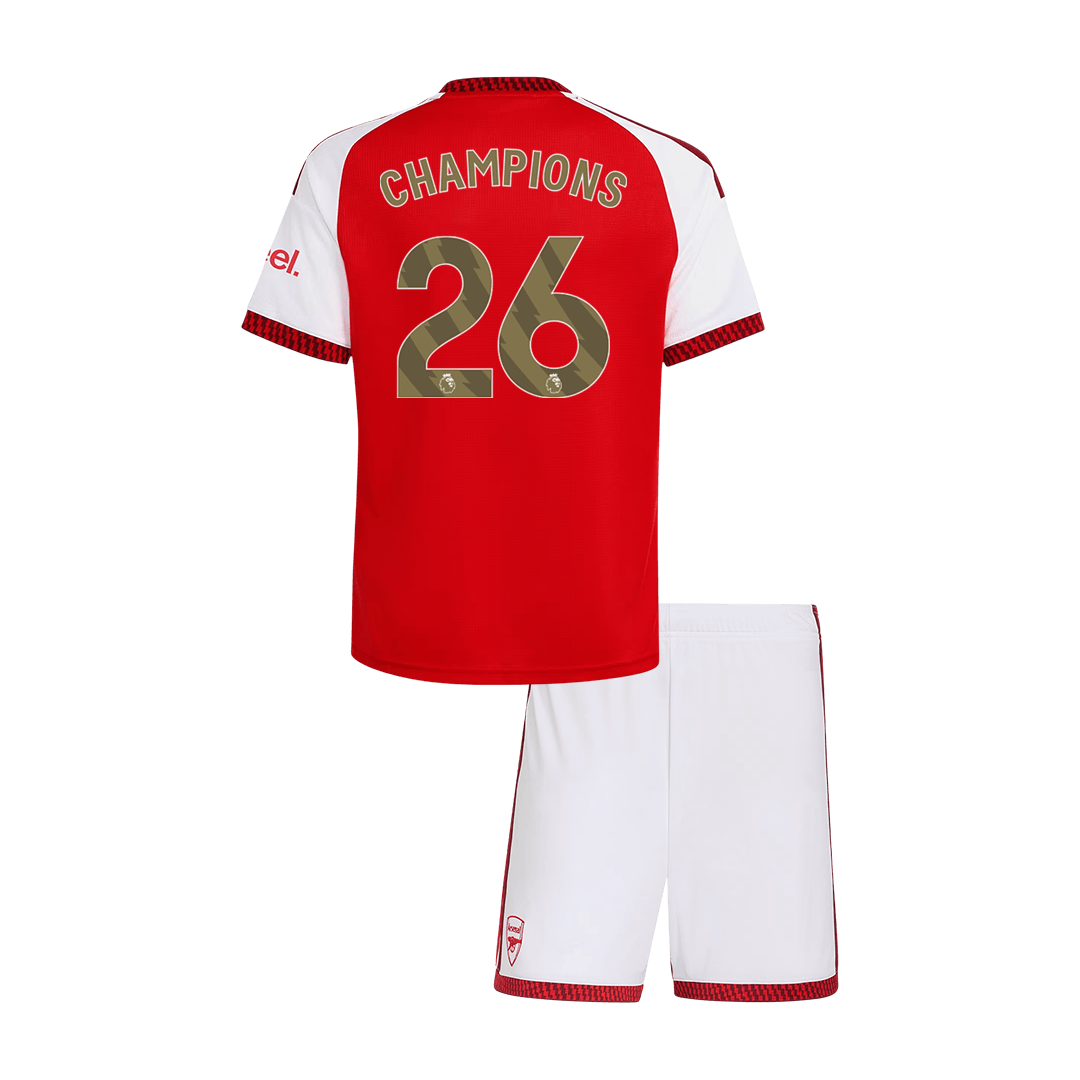 Arsenal Hjemmedraktsett Barn 2026/27 – CHAMPIONS #26