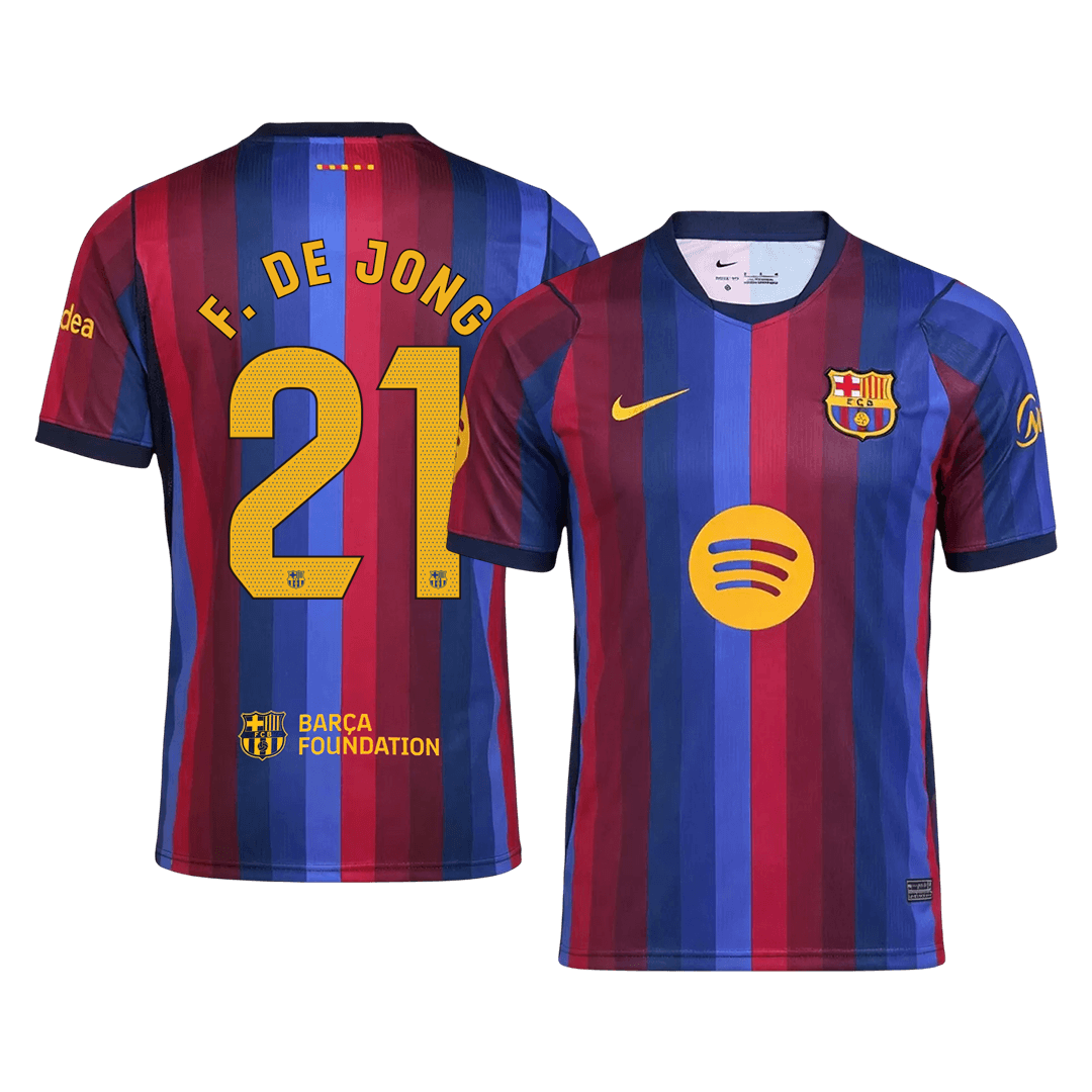 Anbefalt: Barcelona Hjemmedrakt 2026/27 – F. DE JONG #21
