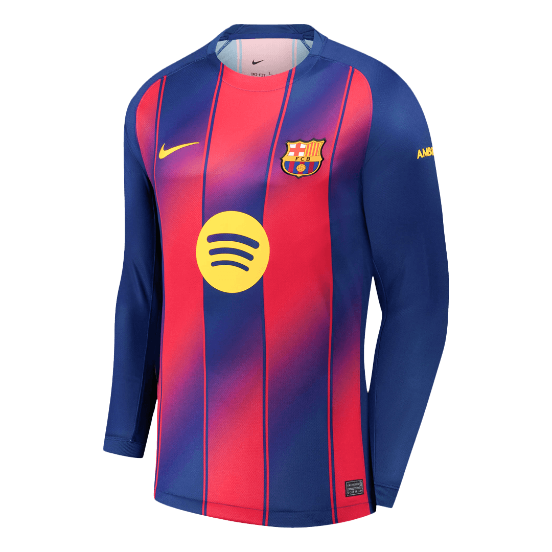 Anbefalt: Barcelona Langermet Hjemmedrakt 2025/26