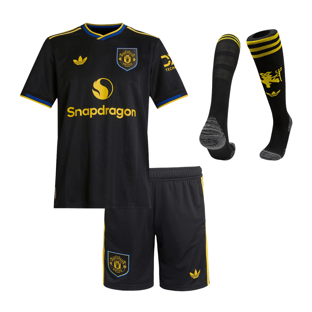 Anbefalt: Manchester United Tredjedraktsett Barn 3-deler 2025/26