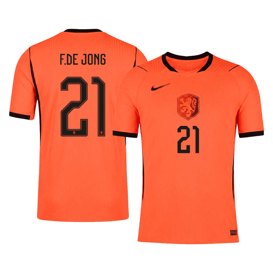 Anbefalt: Nederland Hjemmedrakt VM 2026 – F.DE JONG #21 (Spillerversjon)