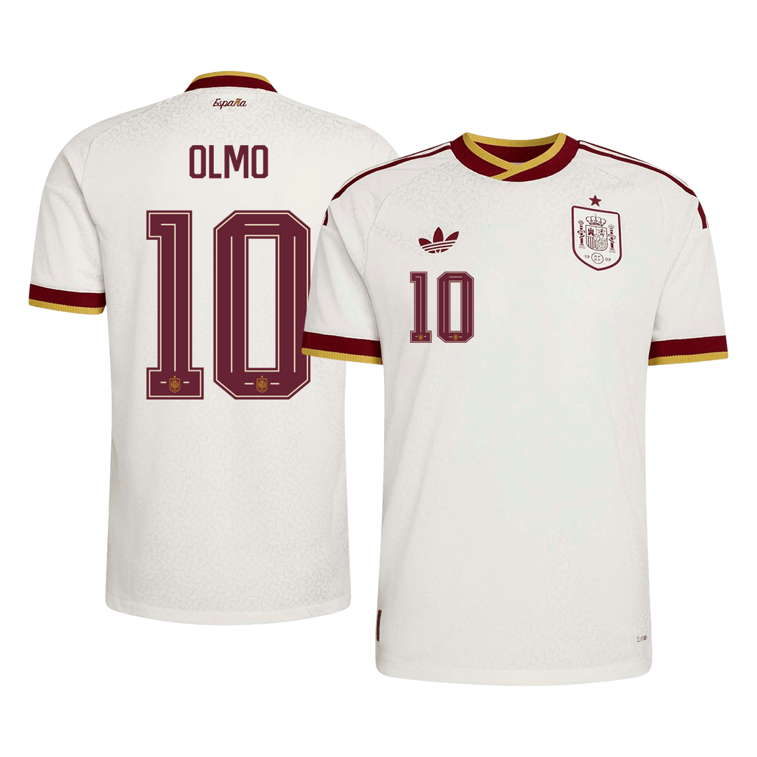 Anbefalt: Spania Bortedrakt VM 2026 – OLMO #10 (Spillerversjon)