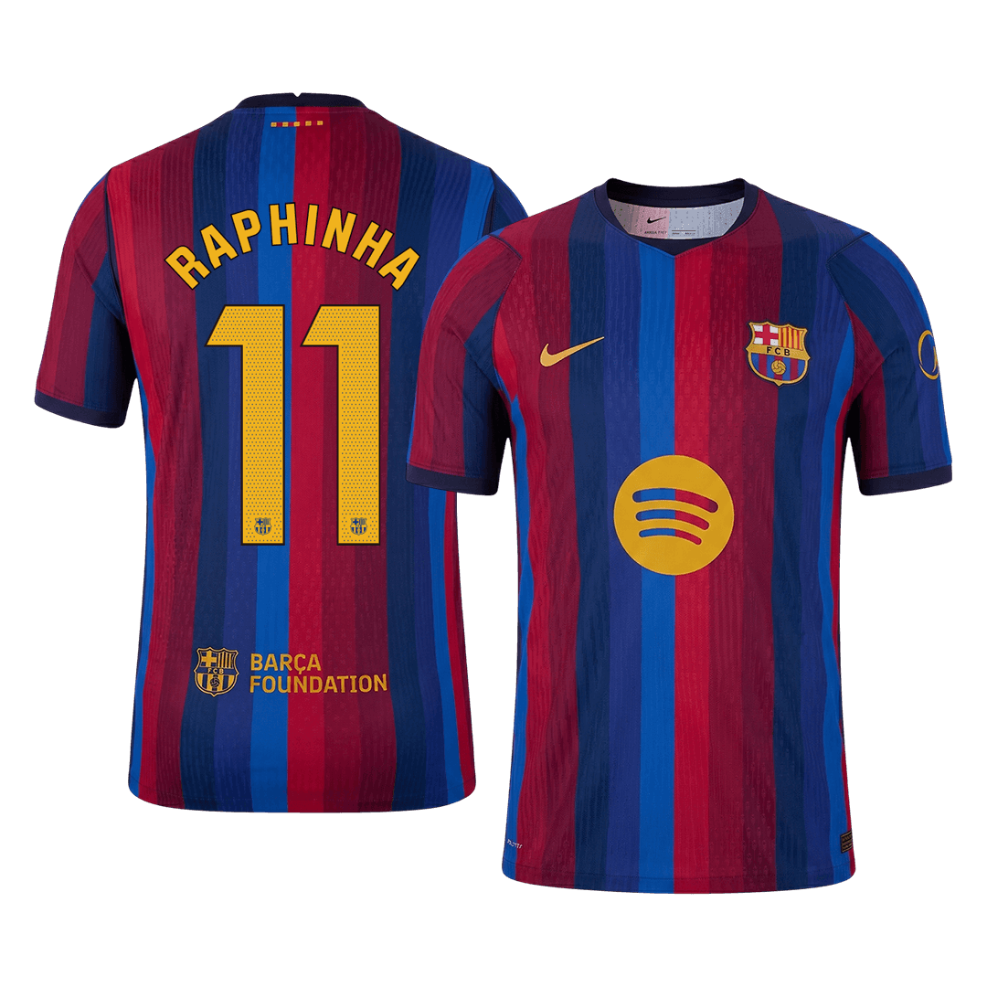 Anbefalt: Barcelona Hjemmedrakt 2026/27 – RAPHINHA #11 (Spillerversjon)
