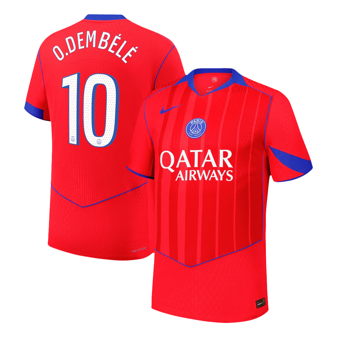 PSG Tredjedrakt 2025/26 – O.DEMBÉLÉ #10 (Spillerversjon)