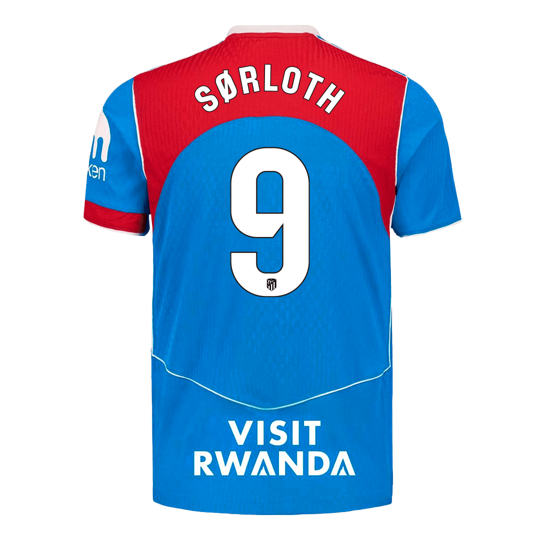 Atletico Madrid Tredjedrakt 2025/26 – SØRLOTH #9 (Spillerversjon) – bilde 12