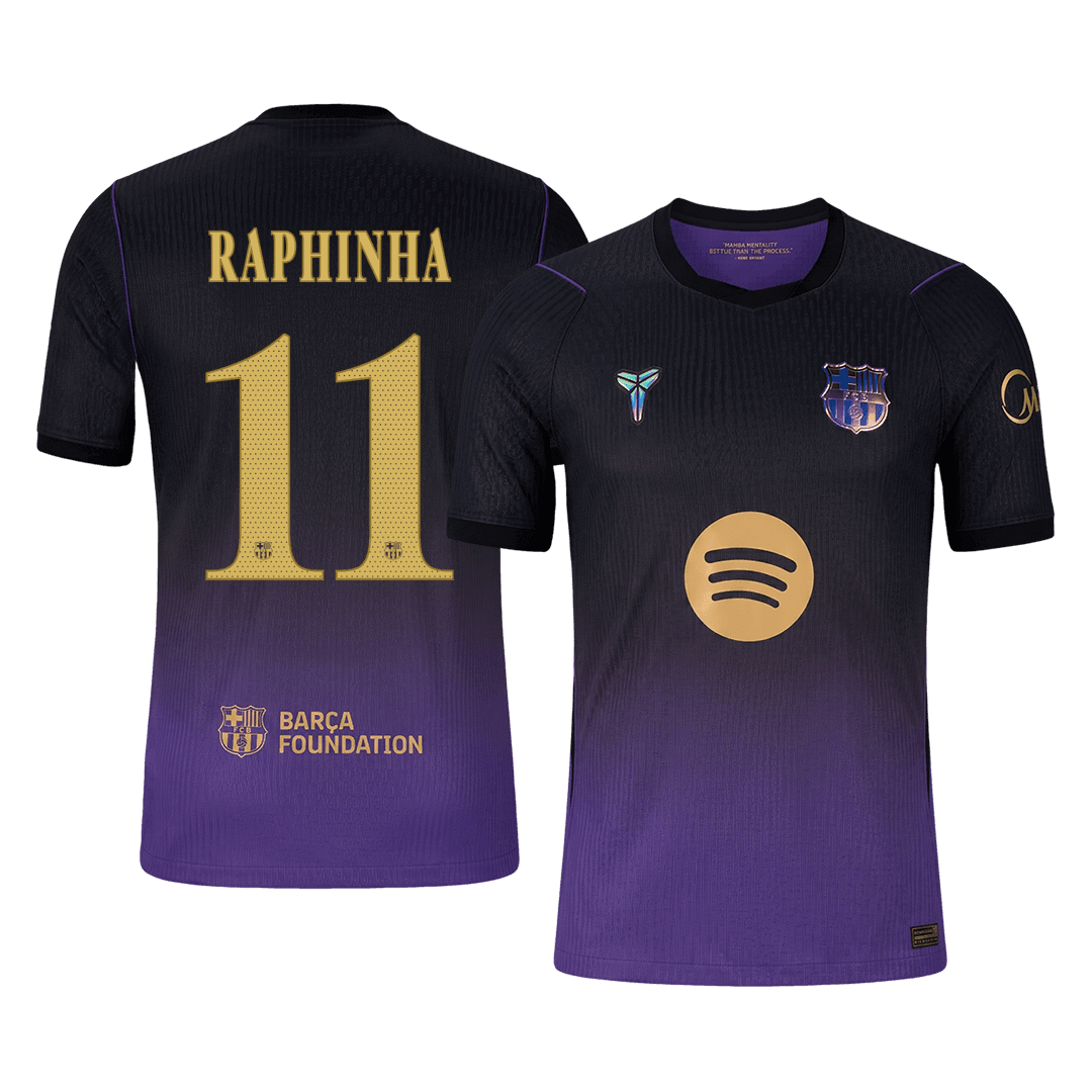 Barcelona Bortedrakt 2026/27 – RAPHINHA #11 – UCL (Spillerversjon)