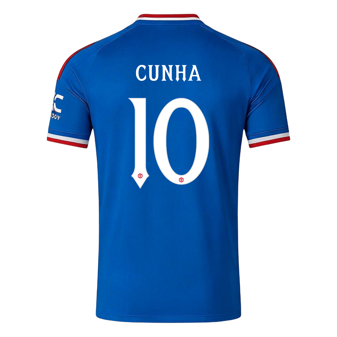Manchester United Bortedrakt 2026/27 – CUNHA #10 – UCL