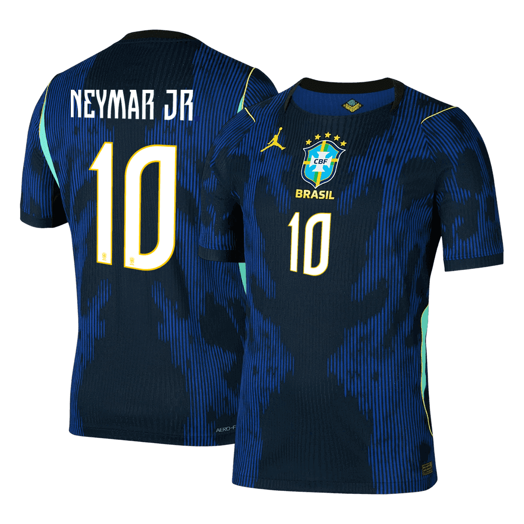 Anbefalt: Brasil Bortedrakt VM 2026 – NEYMAR JR #10 (Spillerversjon)