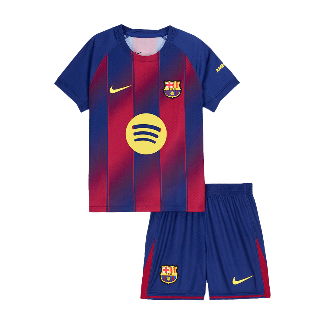 Anbefalt: Barcelona Hjemmedraktsett Barn 2025/26