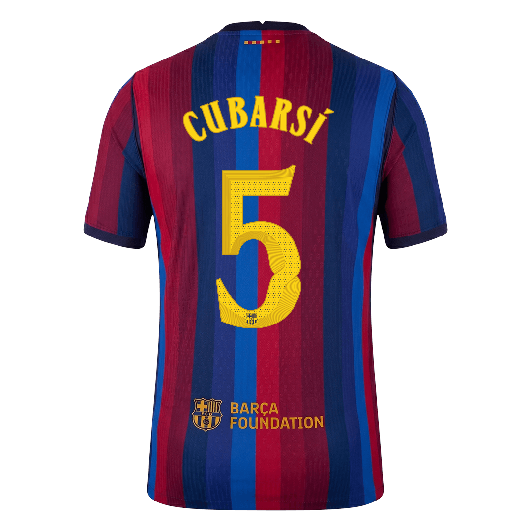 Barcelona Hjemmedrakt 2026/27 – CUBARSÍ #5 – UCL (Spillerversjon)