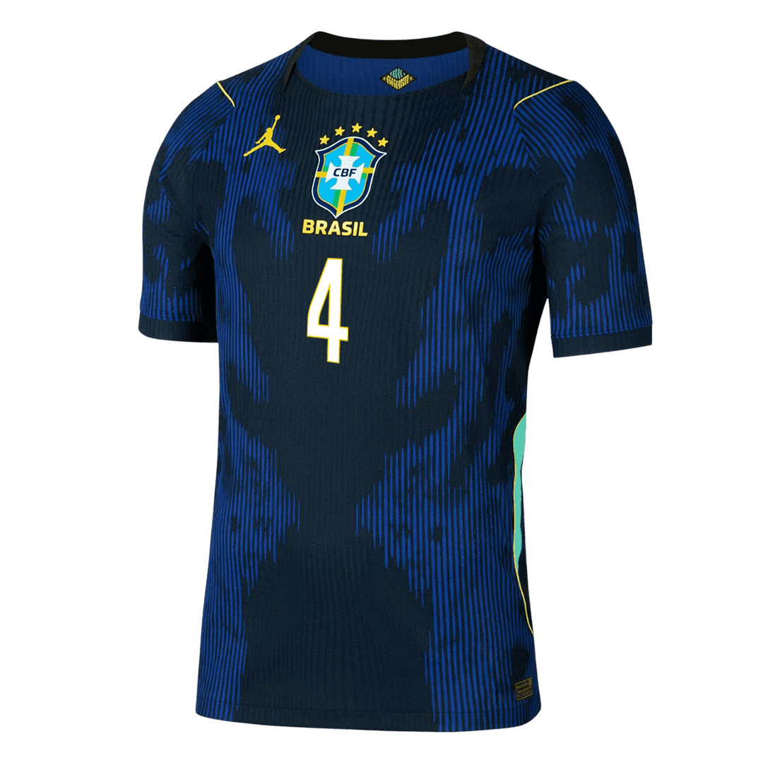 Brasil Bortedrakt VM 2026 – MARQUINHOS #4 (Spillerversjon) – bilde 2