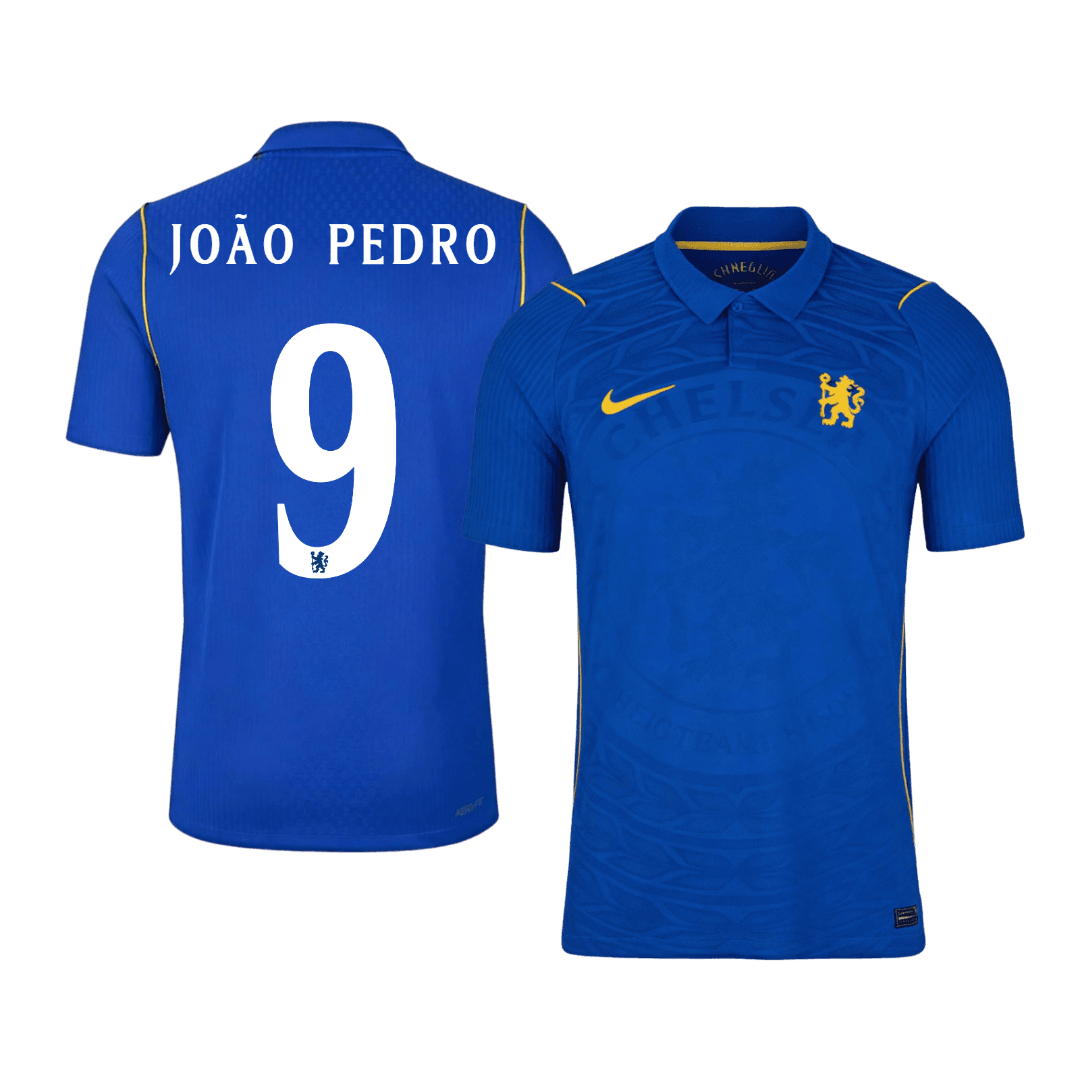 Chelsea Hjemmedrakt 2026/27 – JOÃO PEDRO #9 – UCL (Spillerversjon)