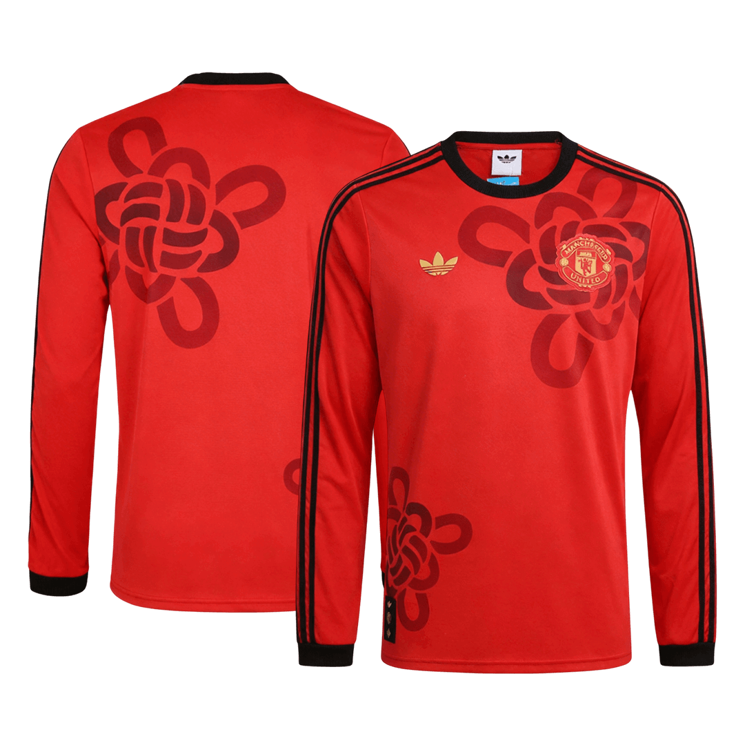 Manchester United Langermet Spesialdrakt 2025/26 x Chinese Knot – bilde 2