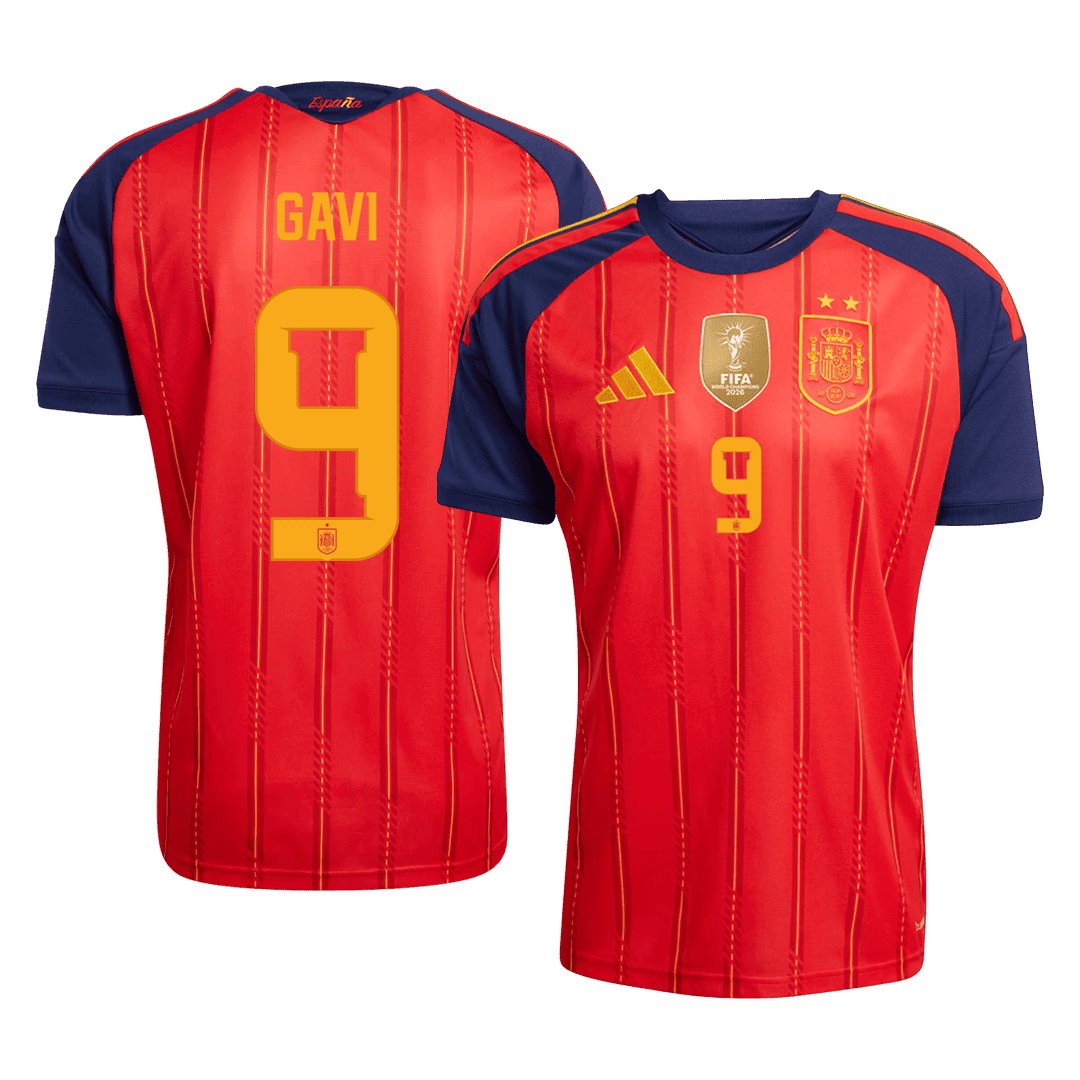 Anbefalt: [Champion Edition] Spania Hjemmedrakt VM 2026 – GAVI #9