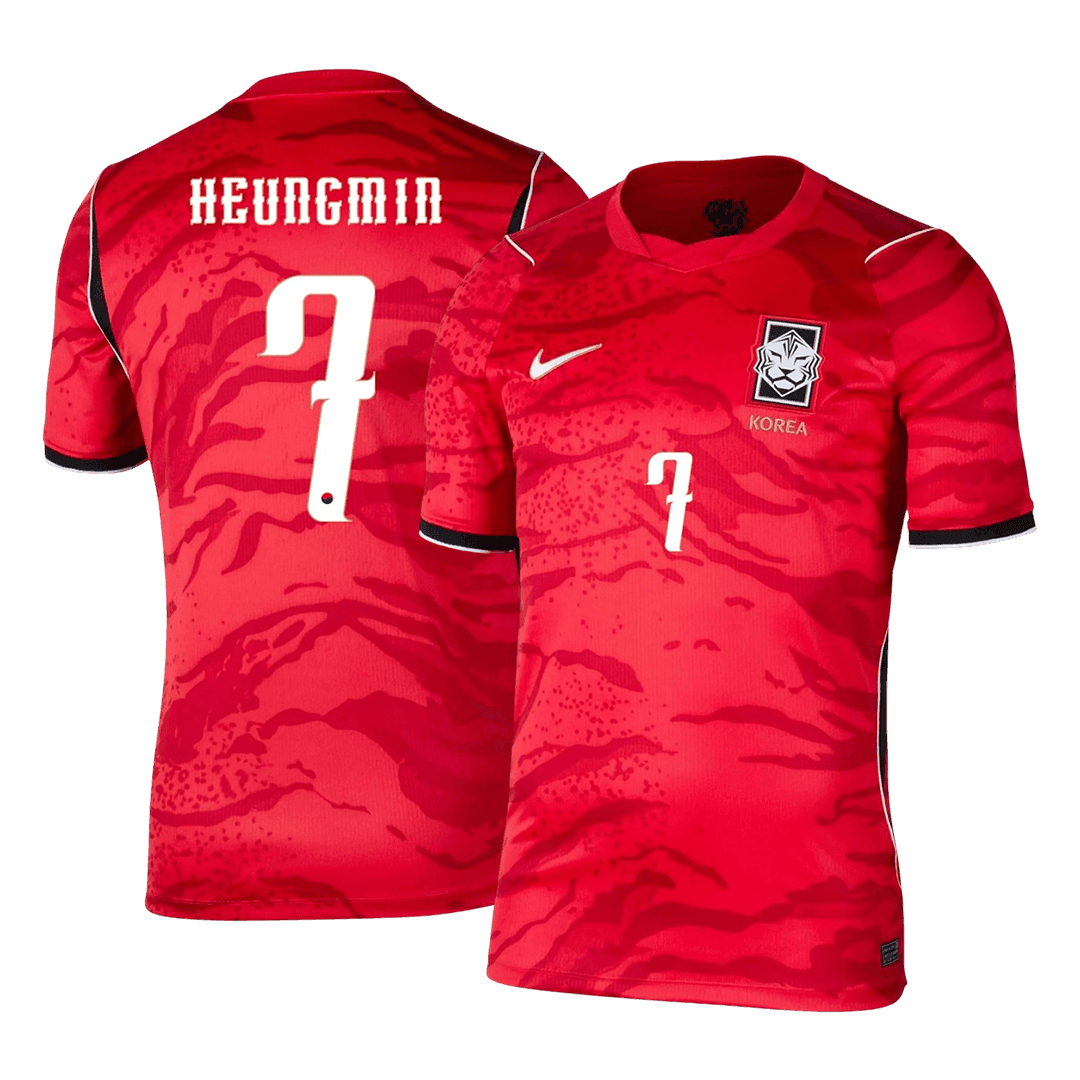 Sør-Korea VM Hjemmedrakt 2026 – HEUNGMIN #7