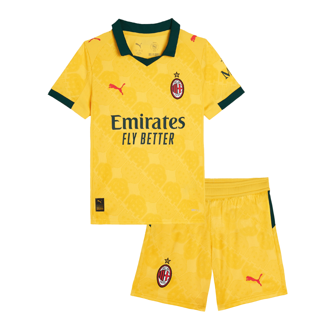 Anbefalt: AC Milan Tredjedraktsett Barn 2025/26
