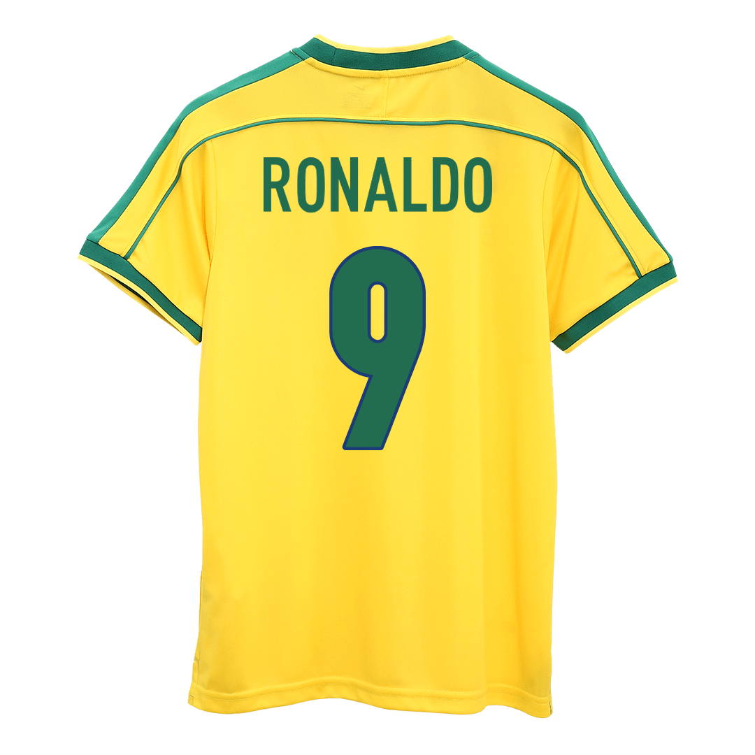 Brasil Retro Hjemmedrakt VM 1998 – RONALDO #9