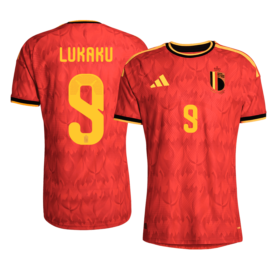 Belgia Hjemmedrakt VM 2026 – LUKAKU #9 (Spillerversjon)