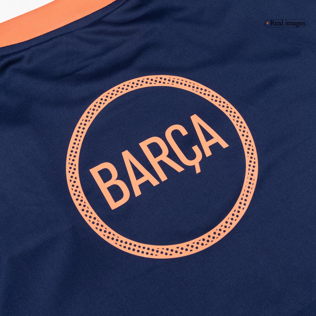 Barcelona Oppvarmingsdrakt 2025/26 (Oransje) – bilde 3