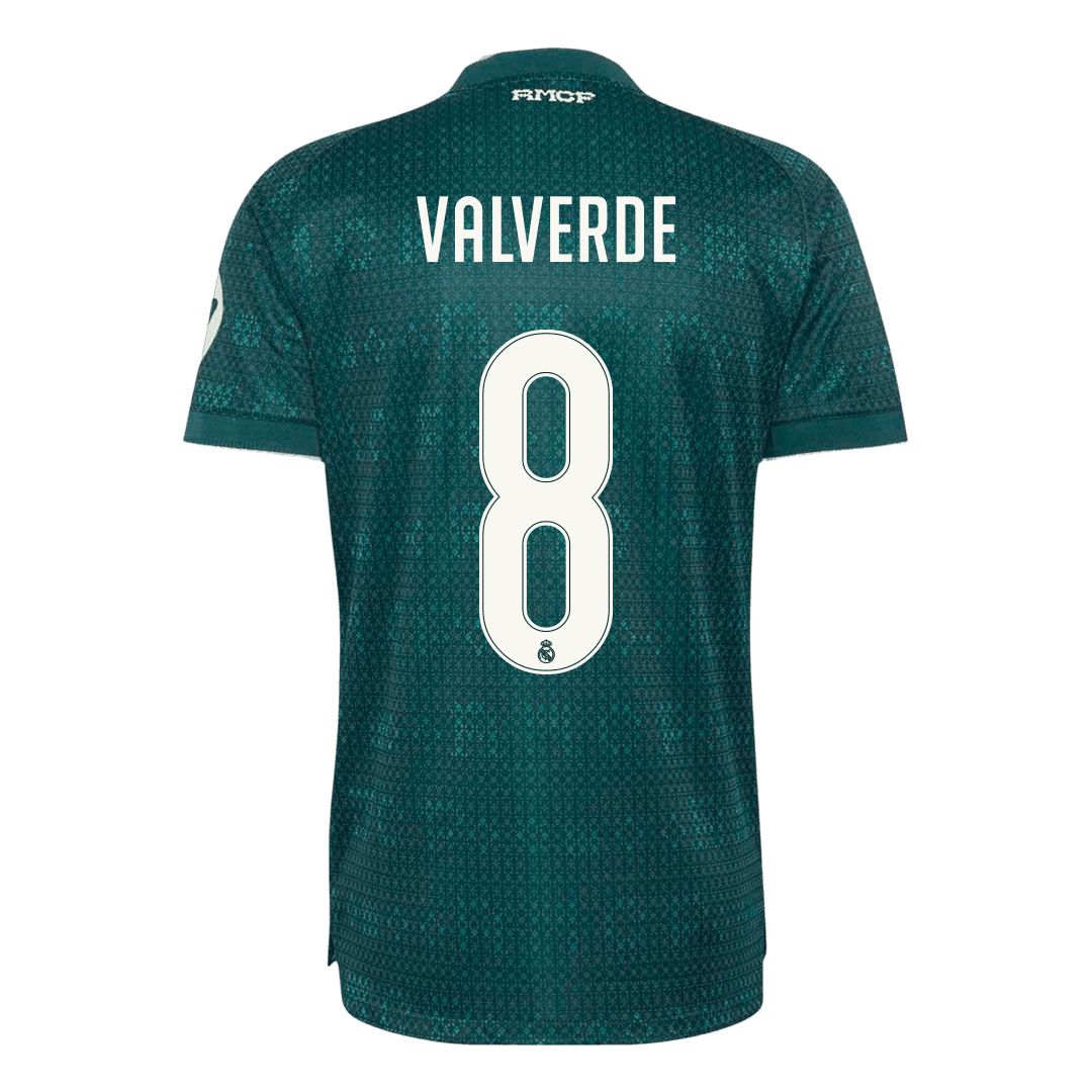 Real Madrid Bortedrakt 2026/27 – VALVERDE #8 (Spillerversjon)