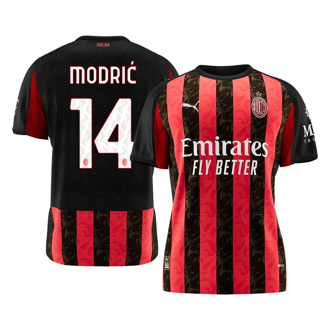 AC Milan Hjemmedrakt 2025/26 – MODRIĆ #14 [PREMIUM]