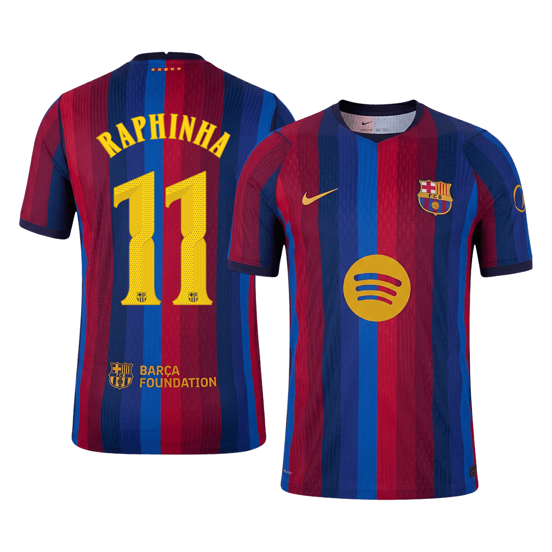 Barcelona Hjemmedrakt 2026/27 – RAPHINHA #11 – UCL (Spillerversjon)