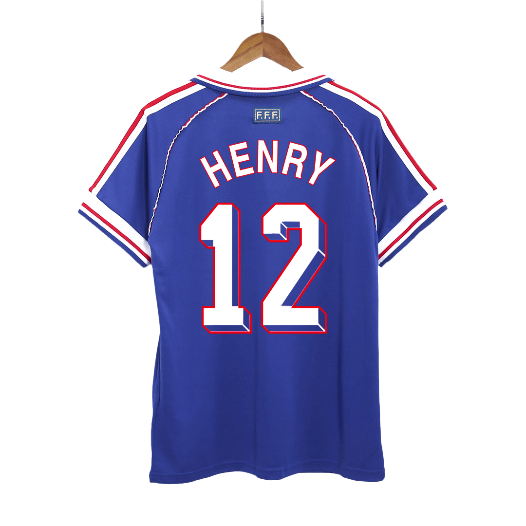 Anbefalt: Frankrike Retro Hjemmedrakt VM 1998 – HENRY #12