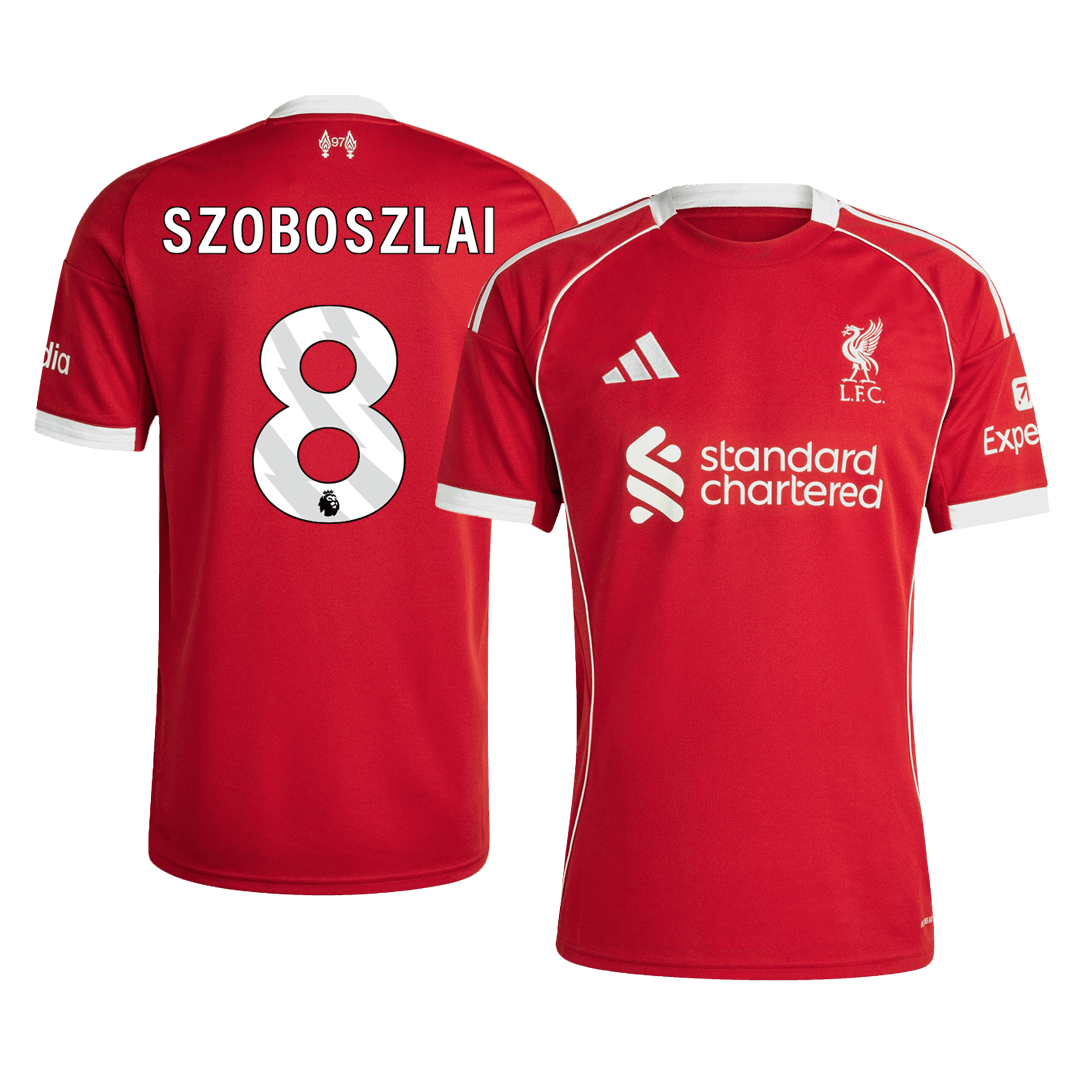 Anbefalt: Liverpool Hjemmedrakt 2025/26 – SZOBOSZLAI #8