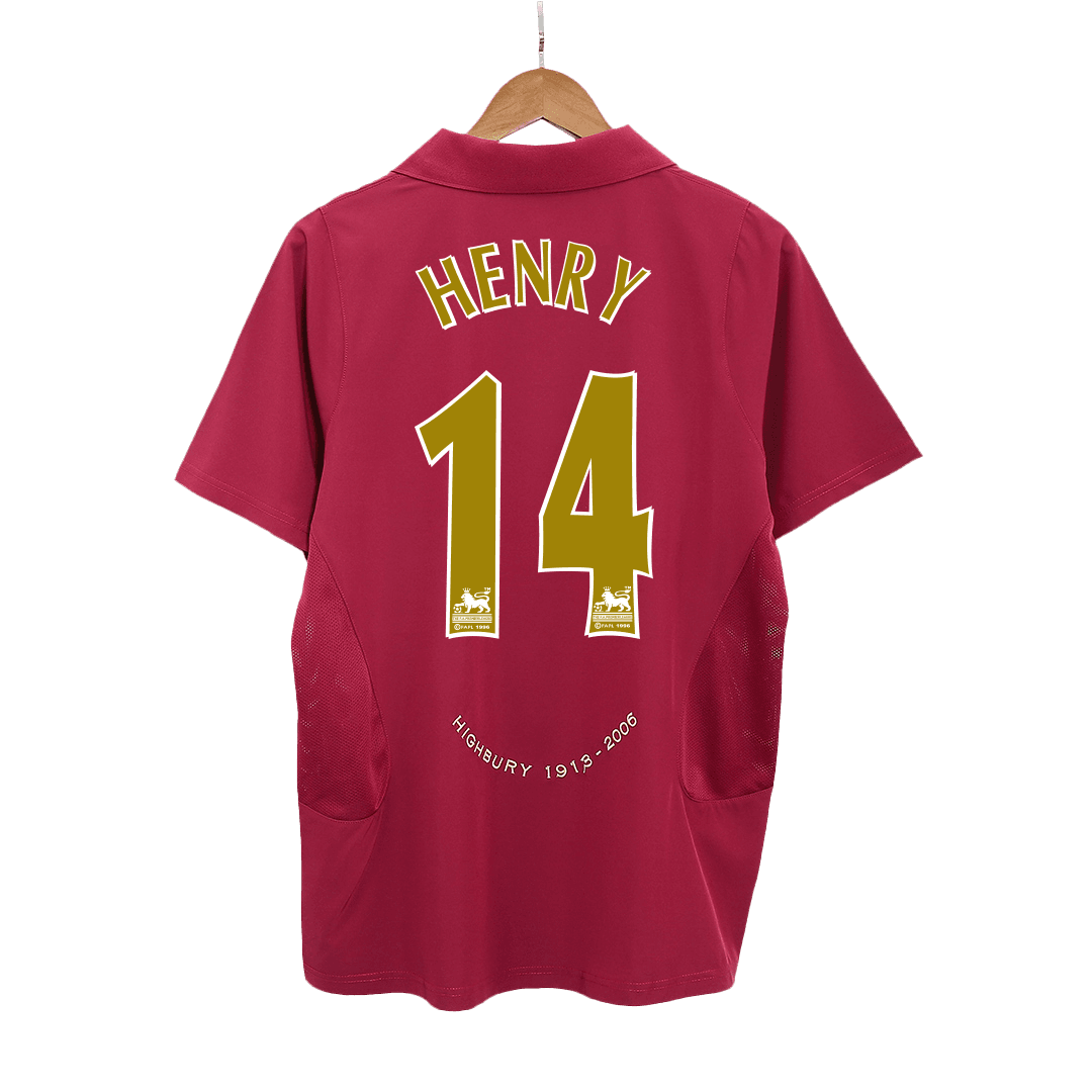 Arsenal Retro Home Soccer Jersey 2005/06 - HENRY #14