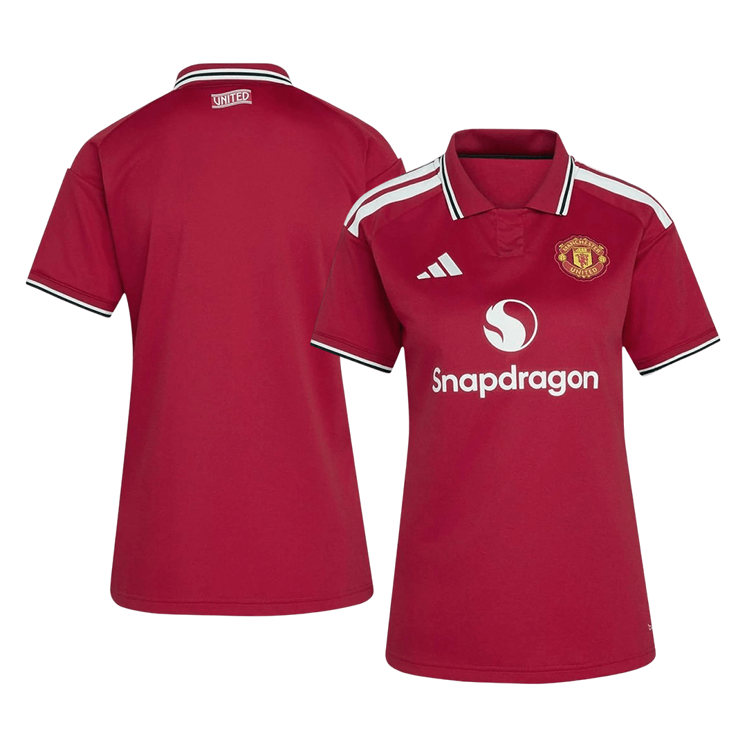 Women's Manchester United 2026/27 Home Soccer Jersey-New York Soccer Shop