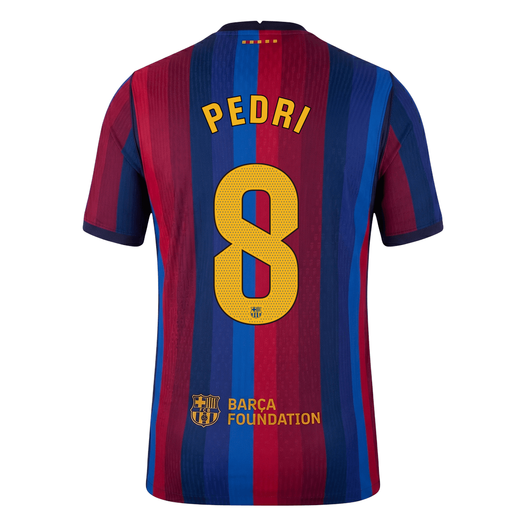 PEDRI #8 Men's Barcelona UCL 2026/27 Player Version Home Soccer Jersey-New York Soccer Shop