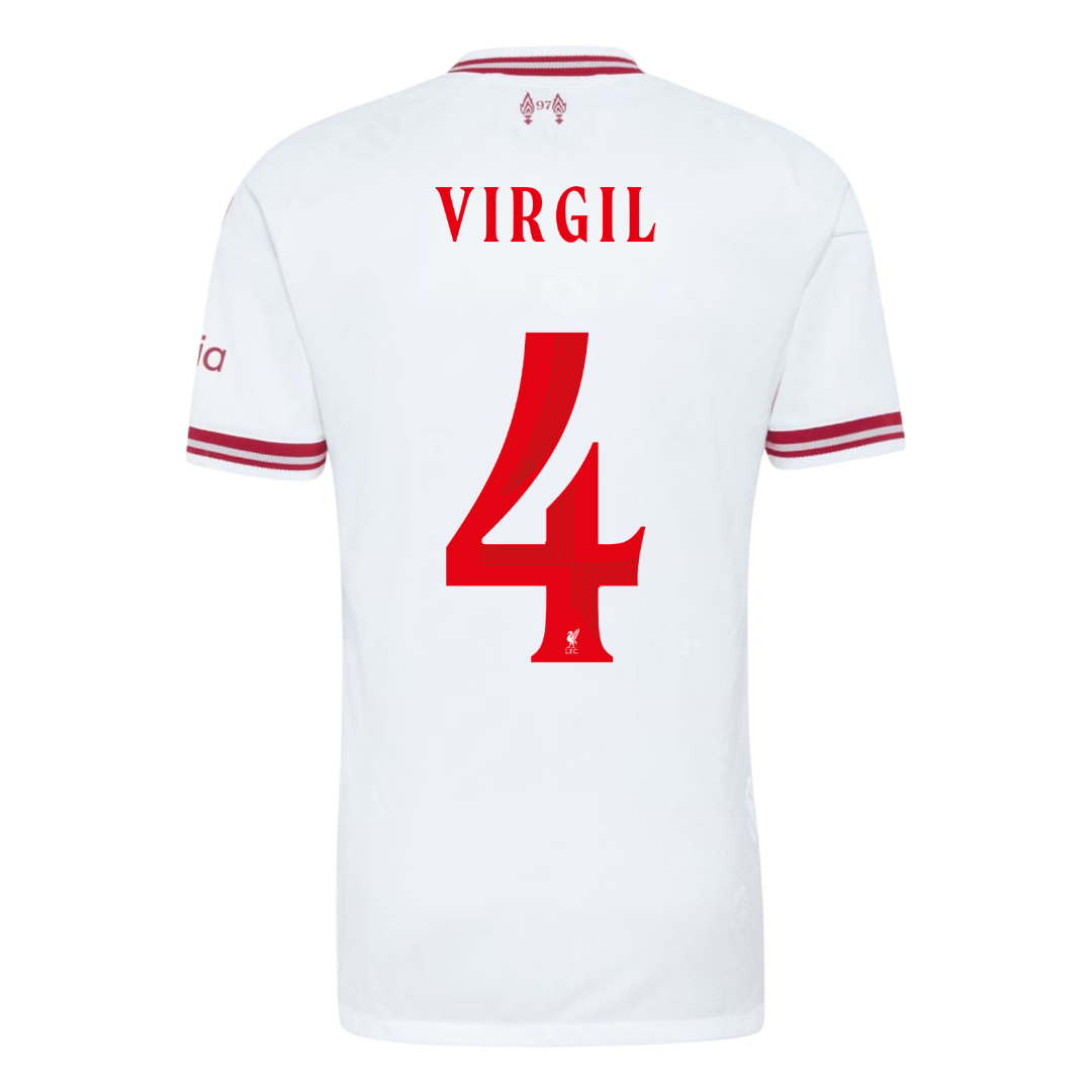 VIRGIL #4 Men's Liverpool 2026/27 Player Version Away Soccer Jersey