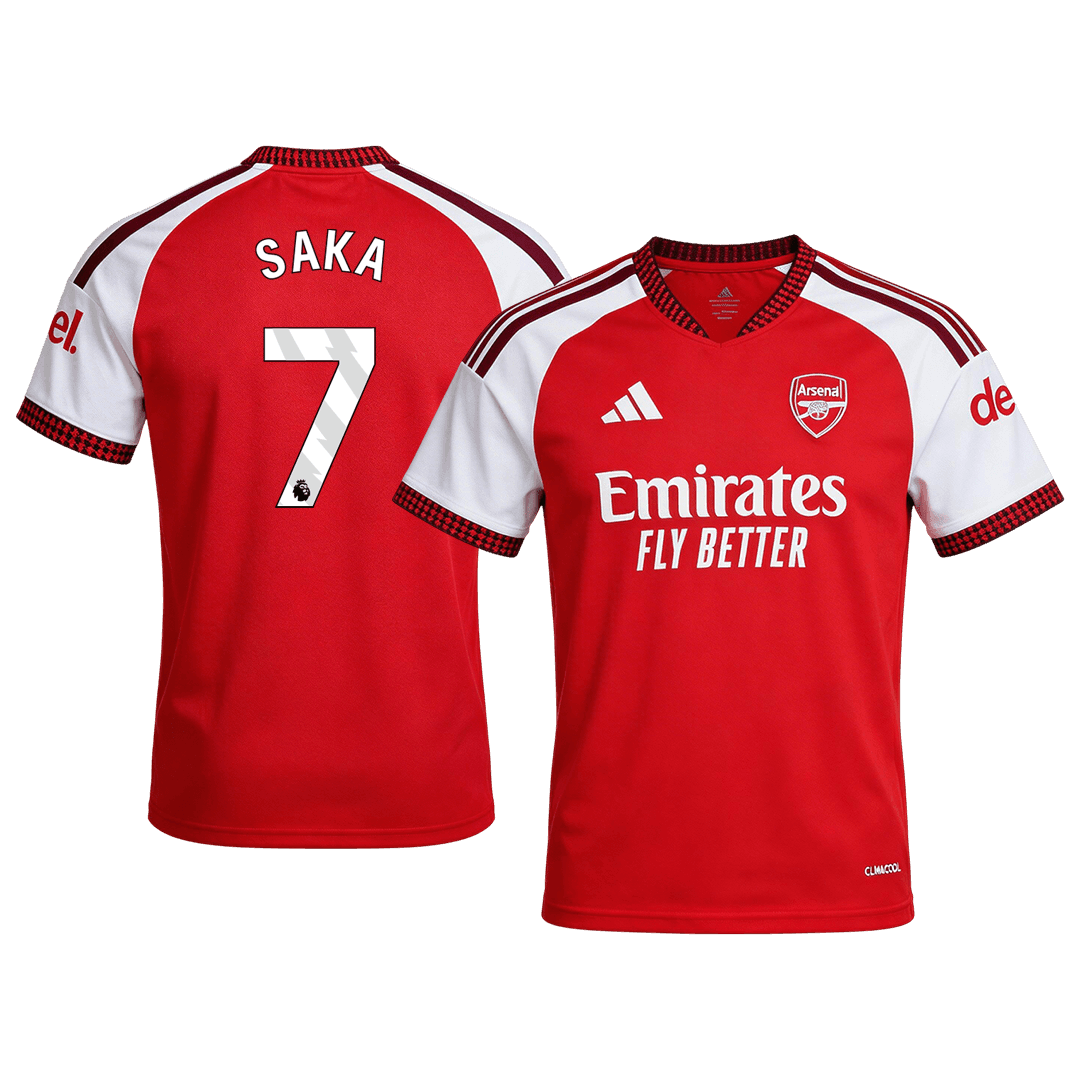 SAKA #7 Men's Arsenal UCL 2026/27 Home Soccer Jersey-New York Soccer Shop