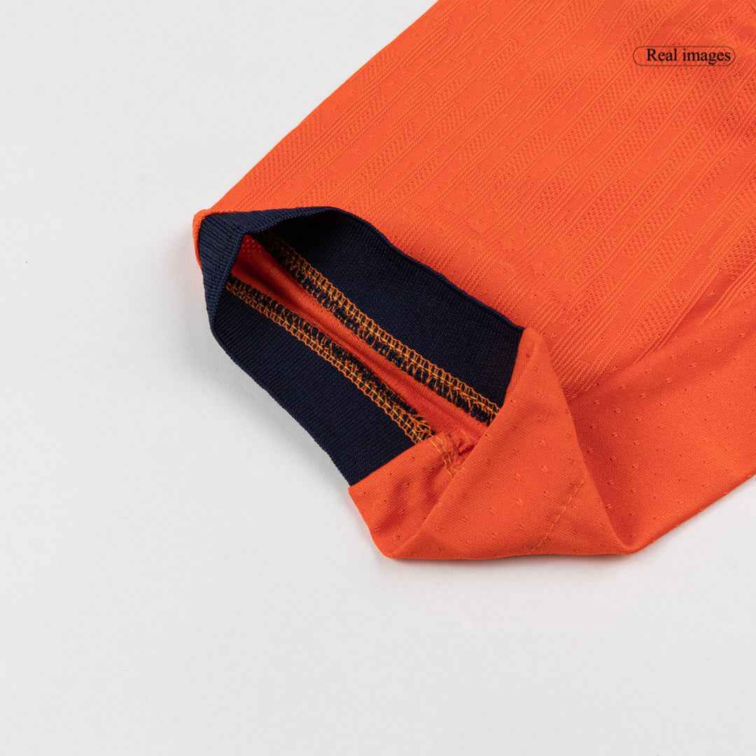 VIRGIL #4 Men's Netherlands World Cup 2026 Player Version Home Soccer Jersey - Slim Fit