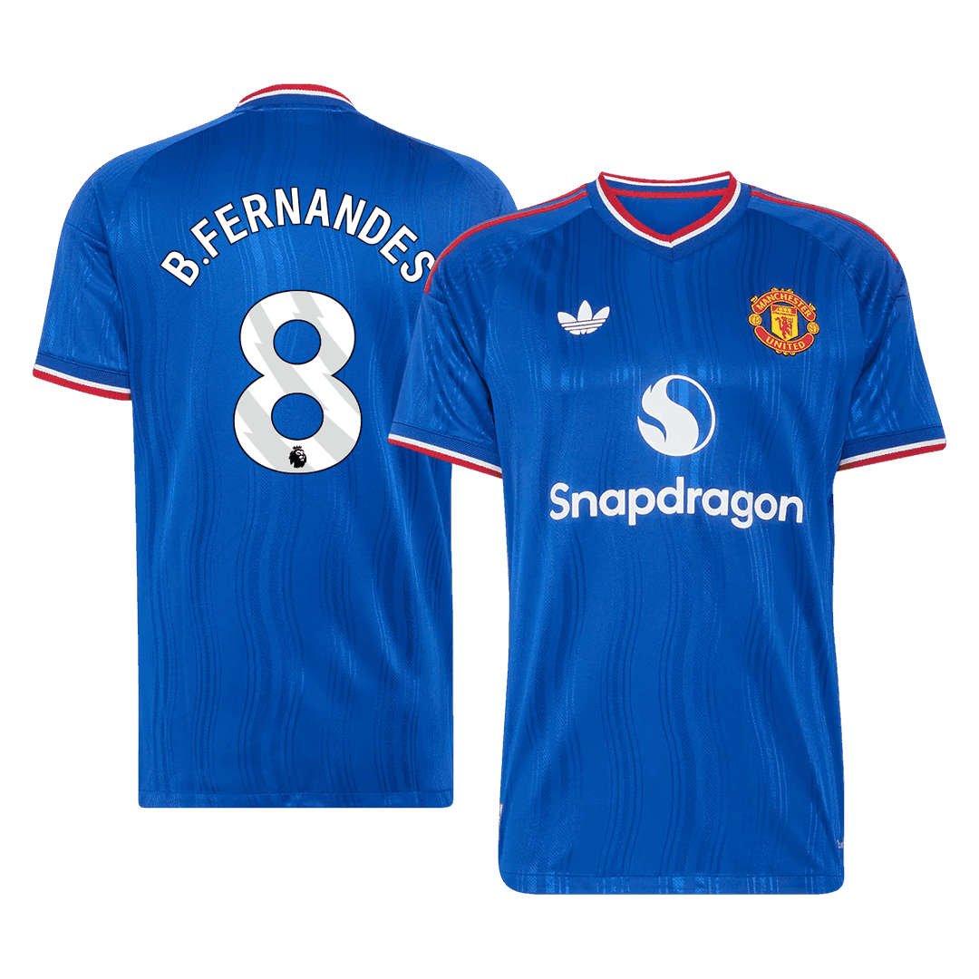 B. FERNANDES #8 Men's Manchester United UCL 2026/27 Player Version Away Soccer Jersey-New York Soccer Shop