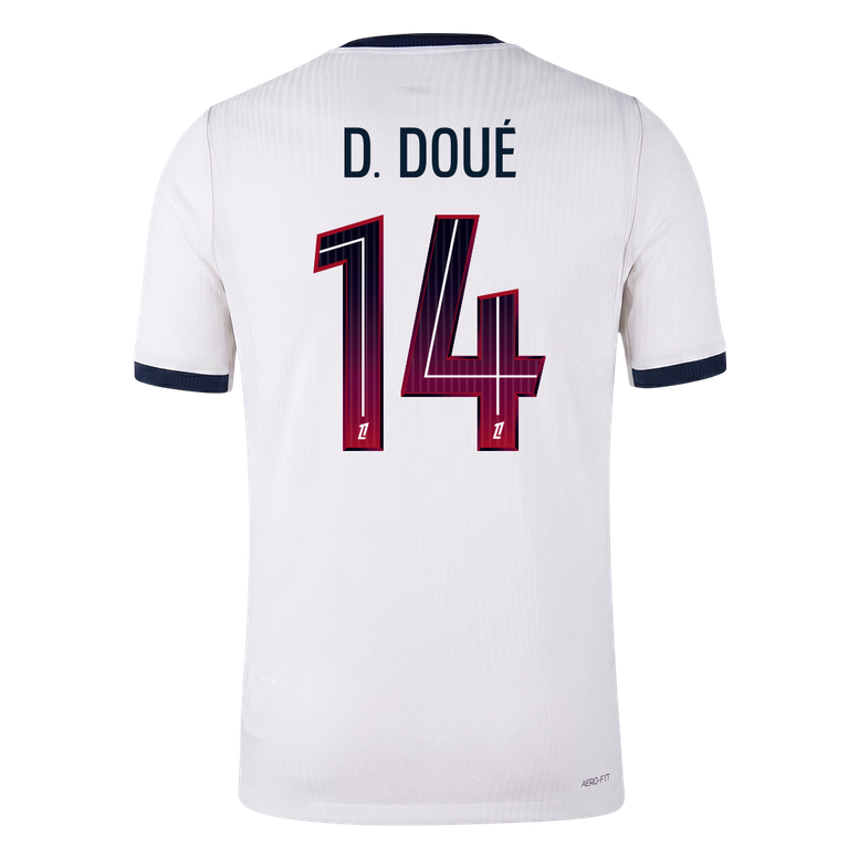 D. DOUÉ #14 Men's PSG 2026/27 Player Version Away Soccer Jersey-New York Soccer Shop