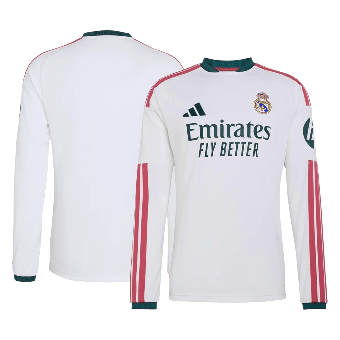 Men's Real Madrid 2026/27 Home Long Sleeve Soccer Jersey-New York Soccer Shop