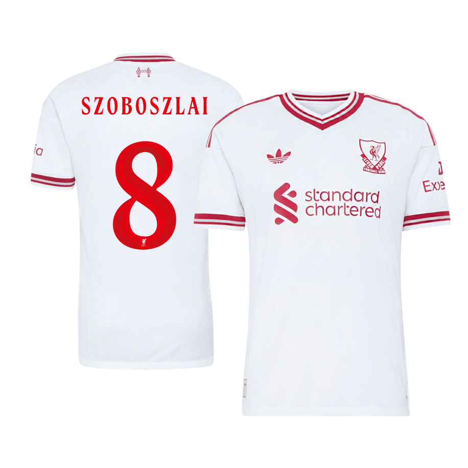SZOBOSZLAI #8 Men's Liverpool UCL 2026/27 Player Version Away Soccer Jersey