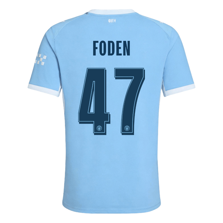 Manchester City Player Version Home Soccer Jersey 2026/27 - FODEN #47 – UCL