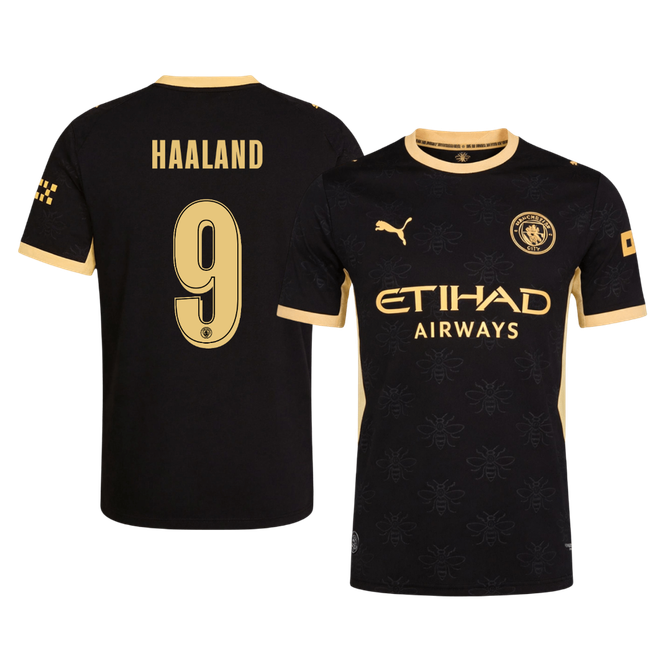 Manchester City Player Version Away Soccer Jersey 2026/27 - HAALAND #9 – UCL